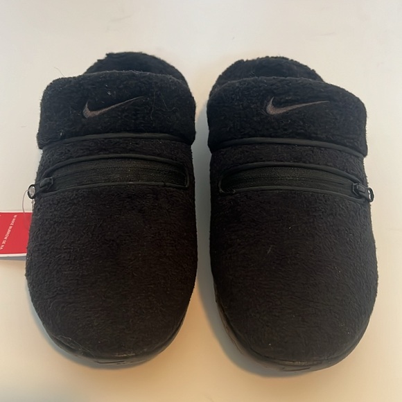NWT Nike Womens Burrow SE NA Black Dark Smoke Grey Slides Size 6 - Picture 5 of 8